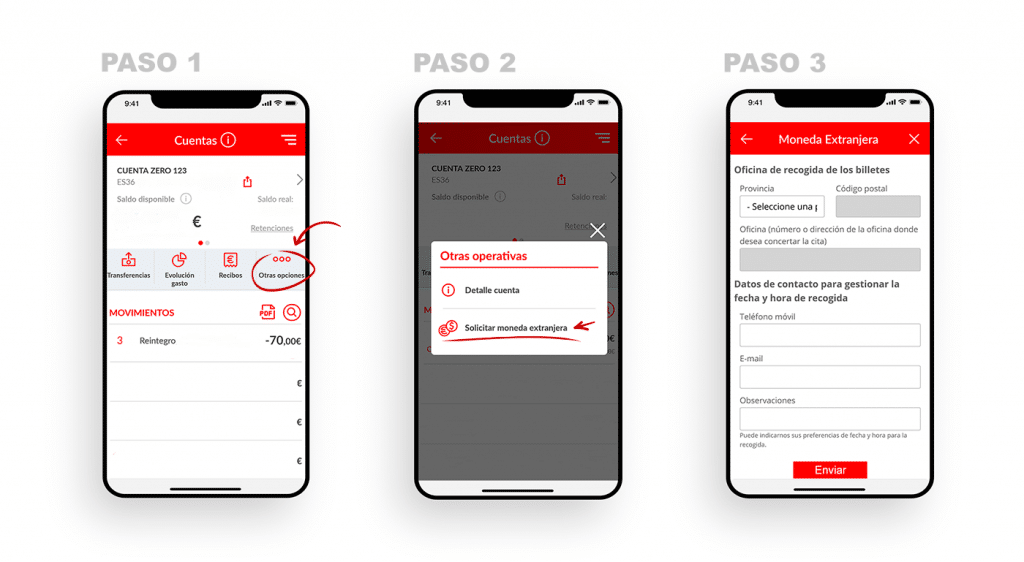 Cómo cambiar divisas online desde tu móvil Santander Smart Bank Cómo cambiar divisas online desde tu móvil Santander Smart Bank
