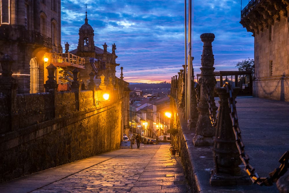 Calle en Santiago Compostela