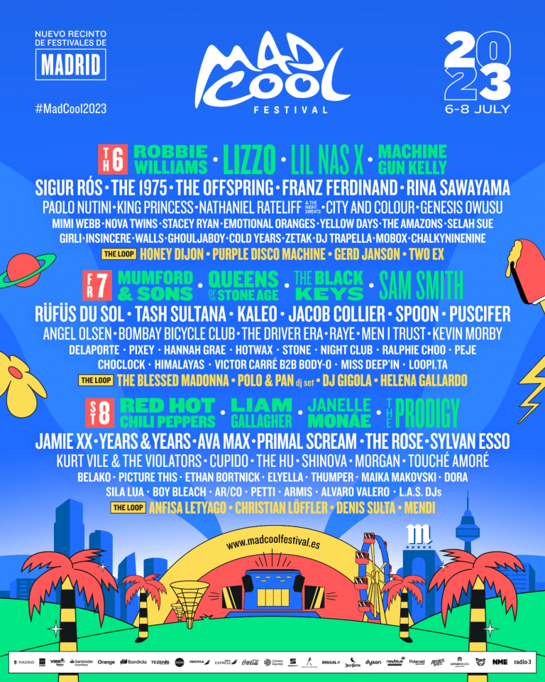 Mad Cool Cartel 2023 artistas confirmados y fechas SmartBank